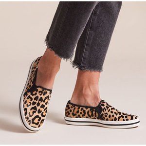 Keds x Kate Spade New York Double Decker Leopard Print Slip On Sneakers